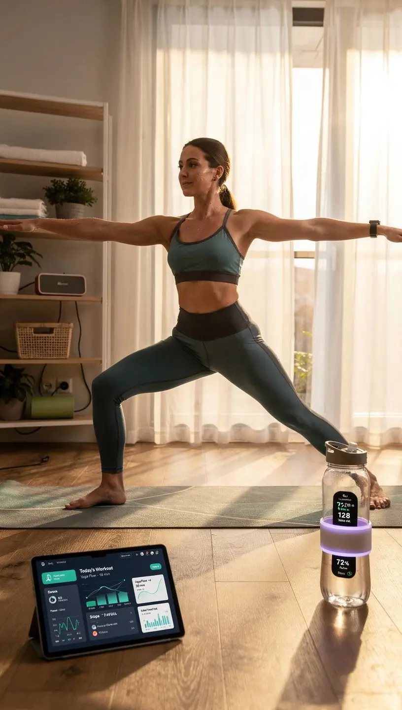 IoT devices enhancing everyday smart living experiences.